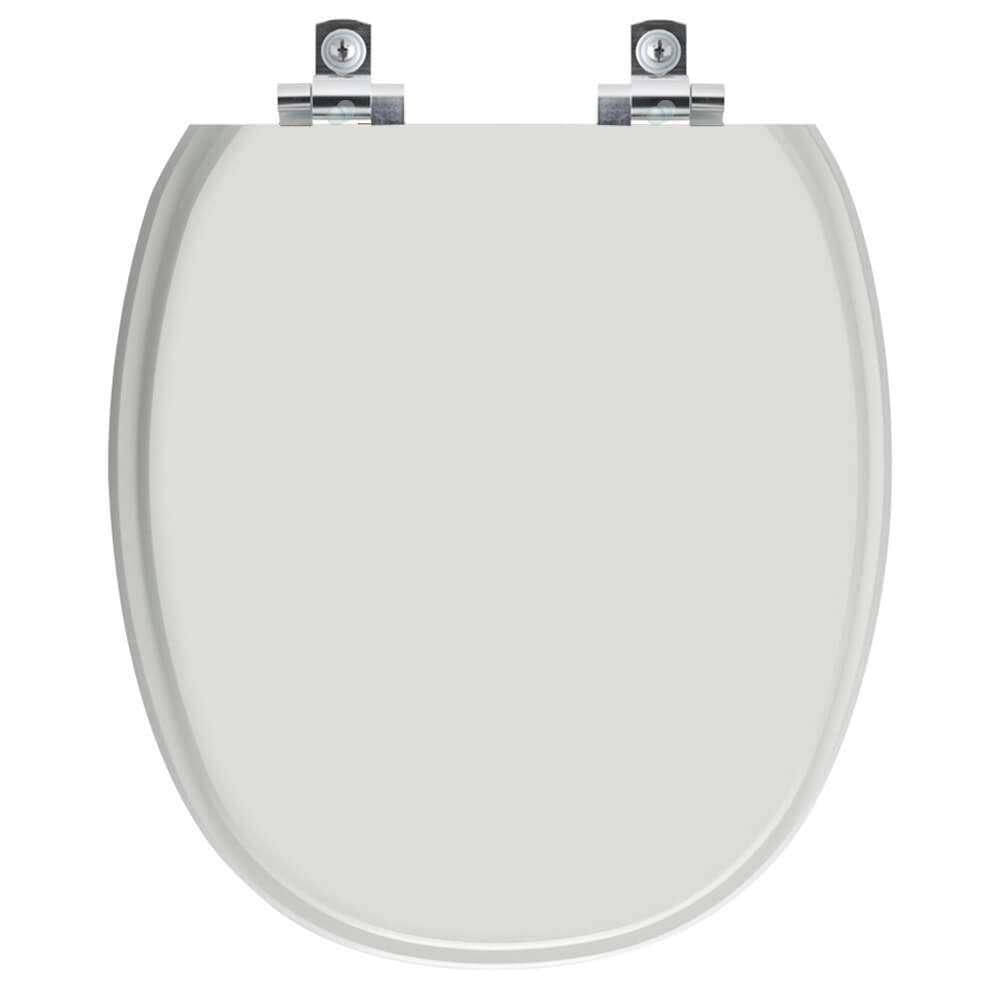 Assento Sanitário Soft Close Massima Cinza Platina Para Vaso Incepa