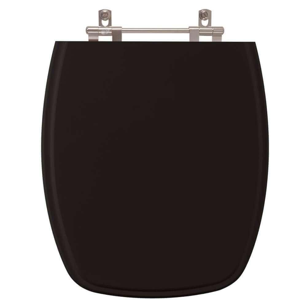 Assento Sanitário Stylus Preto Para Vaso Celite