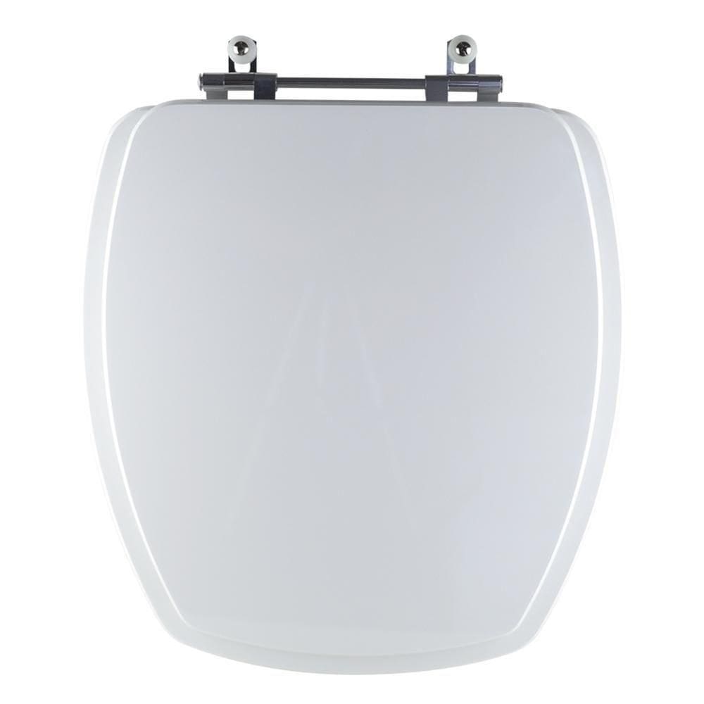 Assento Sanitário Tampa De Vaso Branco Resina Poliester Thema Para Bacia Incepa