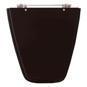 Assento Sanitário Plaza Preto Para Vaso Ideal Standard