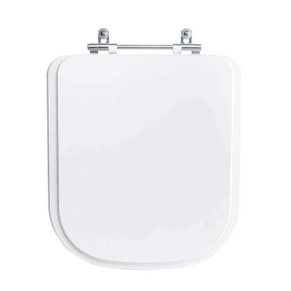 Tampa Vaso Sanitário Poliester Acrilico Piano Branco Para Bacia Deca