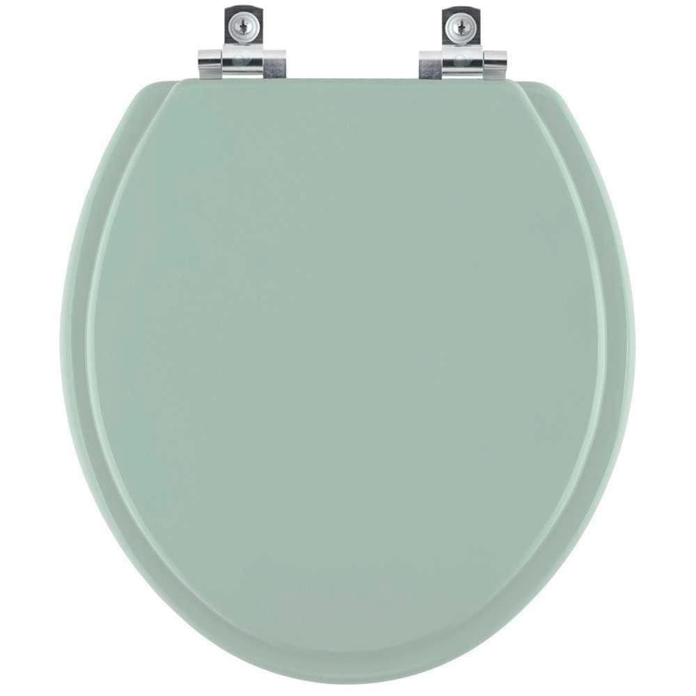 Assento Sanitário Soft Close Convencional Oval Verde Agua Para Vaso Celite