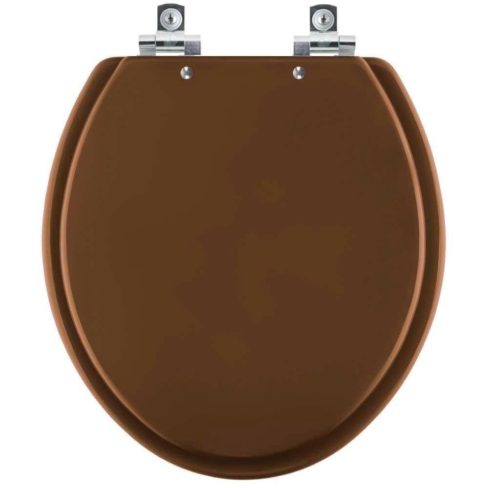 Assento Sanitário Soft Close Evolution Ocre Para Vaso Santamarina
