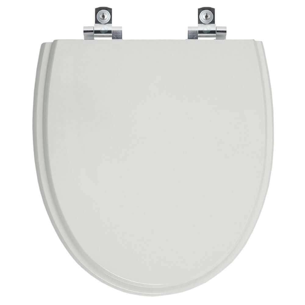 Assento Sanitário Soft Close Eros Cinza Platina Para Vaso Incepa
