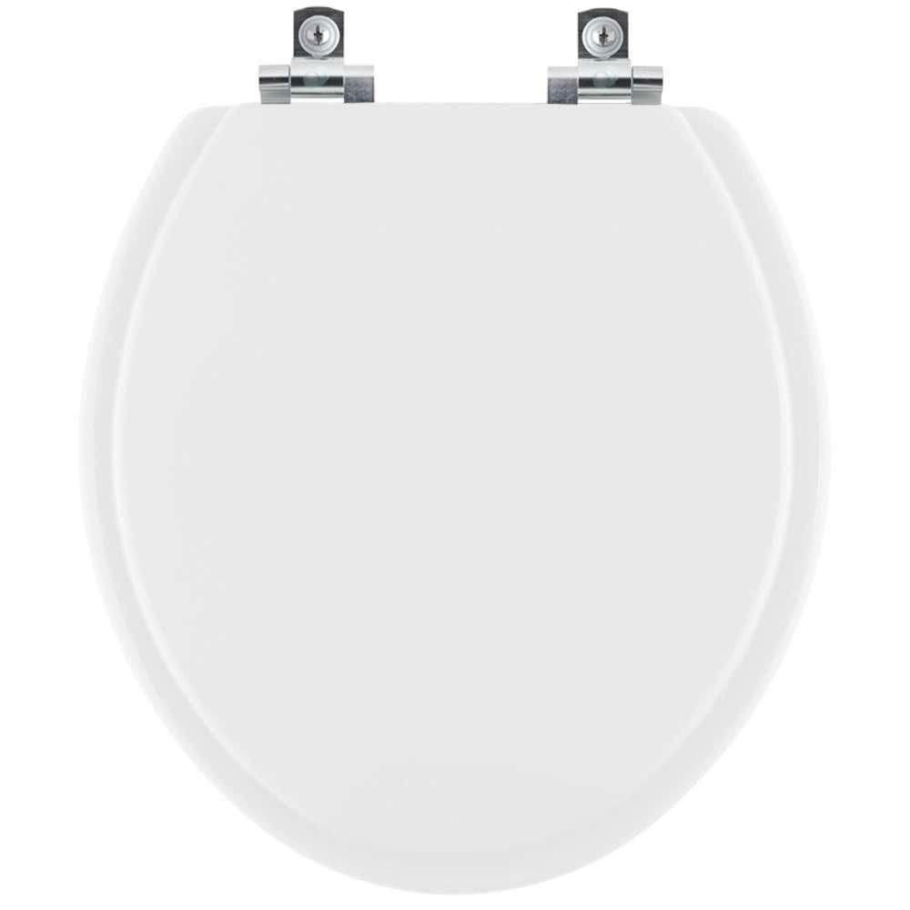 Assento Sanitário Soft Close Buzios Branco Para Vaso Hervy