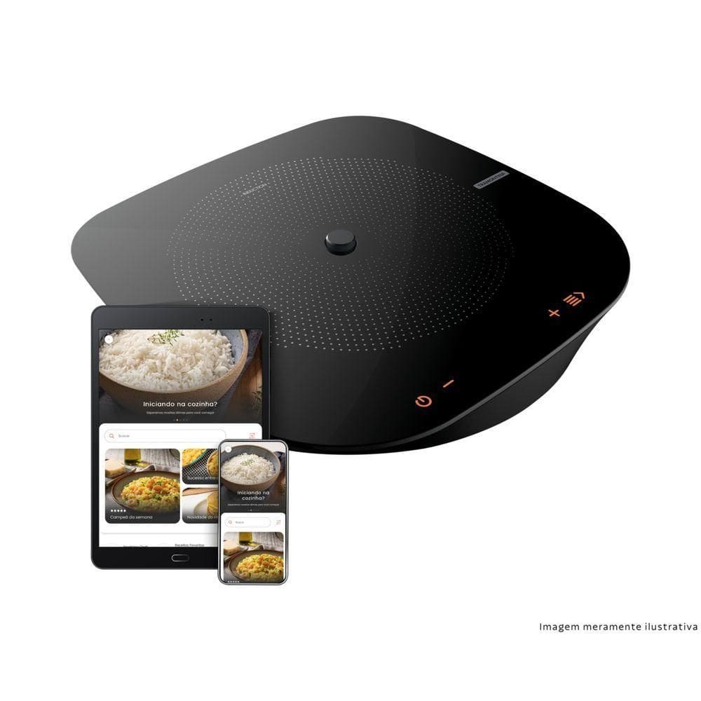 Cooktop Portátil Conectado Tramontina Guru Por Indução 127 V