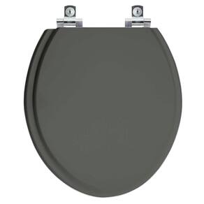 Assento Sanitário Soft Close Liberty Cinza Escuro Para Vaso Santamarina