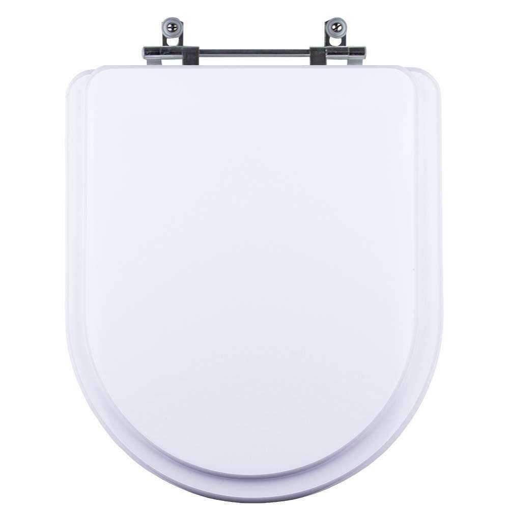 Tampa Vaso Sanitário Poliester Acrilico Luna Branco Para Bacia Icasa