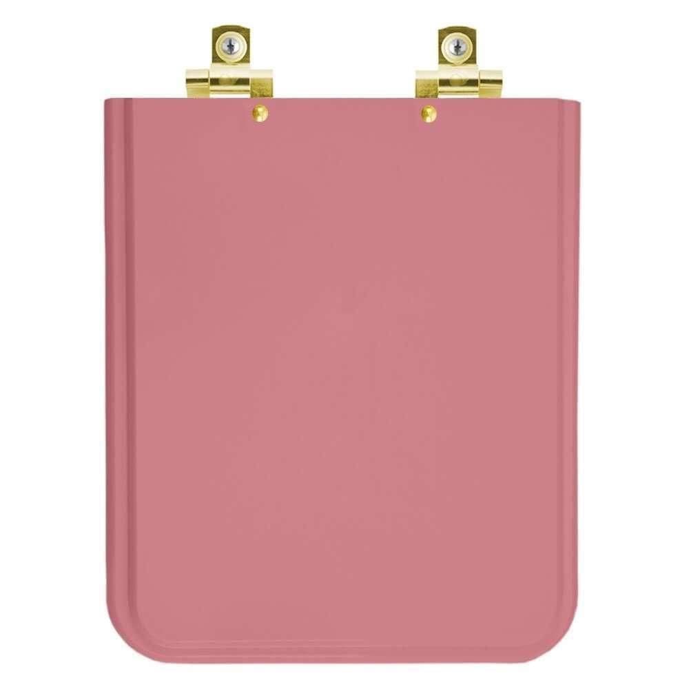 Assento Sanitário Soft Close Square Wild Rose Para Vaso Incepa Com Ferragem Dourada
