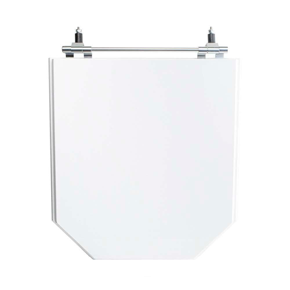 Assento Sanitário Tampa De Vaso Branco Mdf Laqueado Atrium Para Bacia Incepa