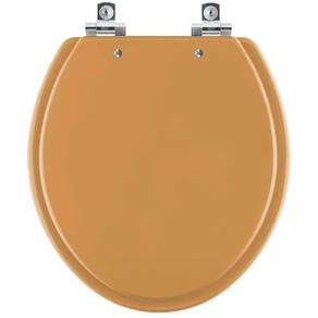 Assento Sanitário Soft Close Lirio Amarelo Terra Para Vaso Celite
