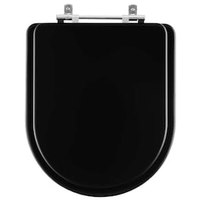 Tampa De Vaso Sanitário San Remo Preto Para Louça Hervy