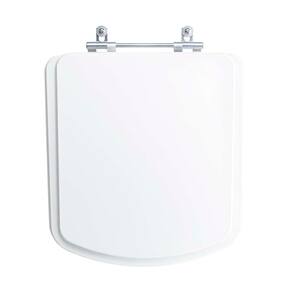 Assento Sanitário Tampa De Vaso Branco Mdf Laqueado Lirio Para Bacia Fiori