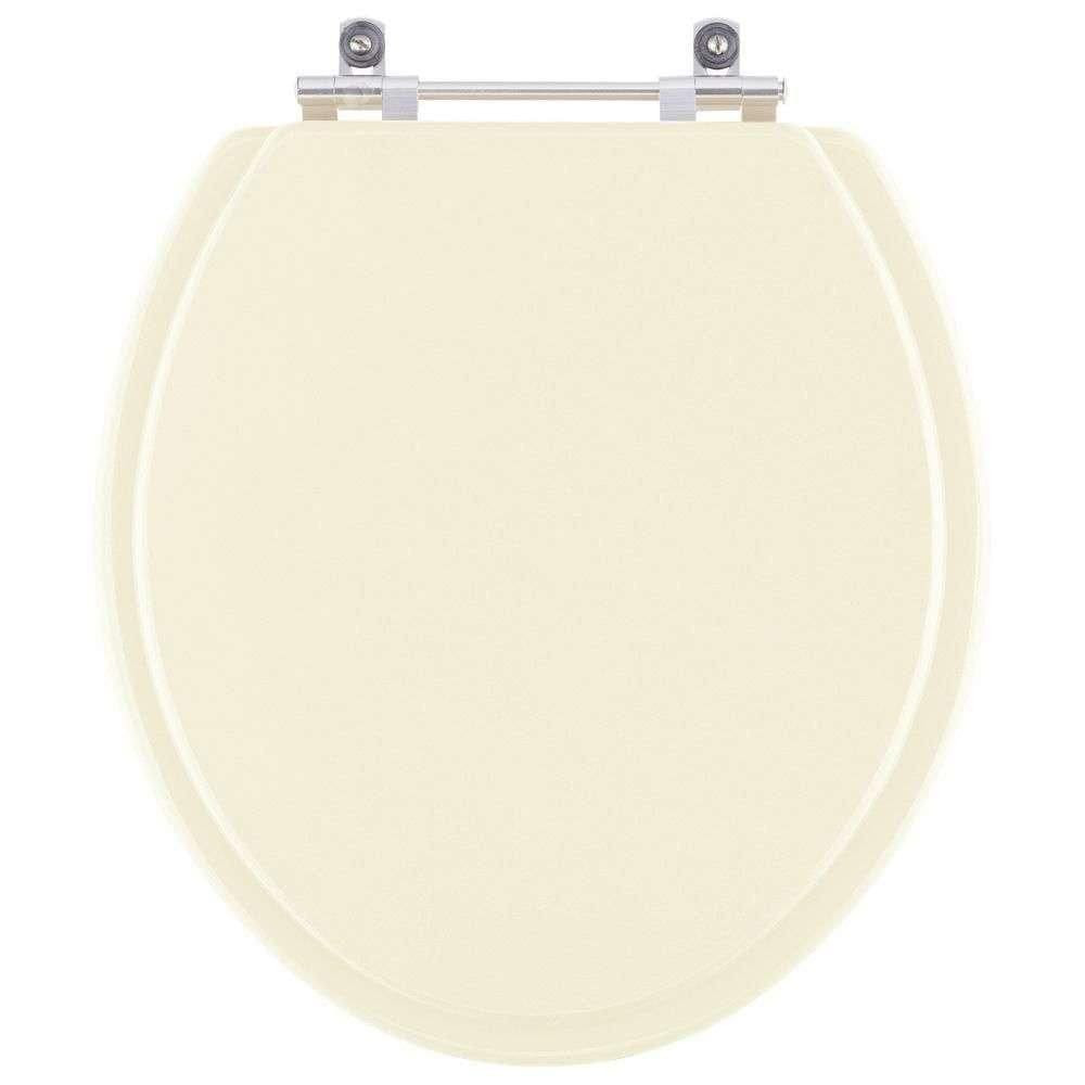 Tampa De Vaso Mdf Dalia Marfim (bege Claro) Para Bacia Fiori
