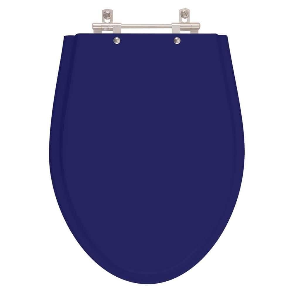 Assento Sanitário Absolute Azul Cobalto Para Vaso Ideal Standard
