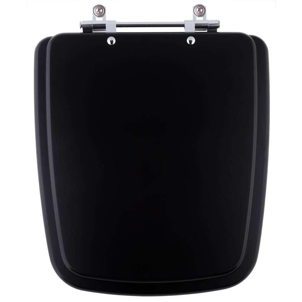 Tampa De Vaso Boss Matte Black Preto Fosco Para Bacia Incepa 6lpf