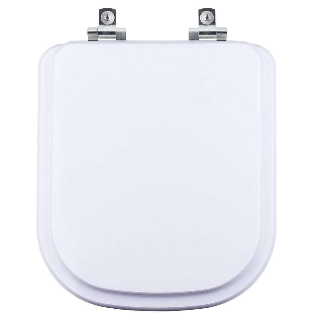 Assento Sanitário Com Fechamento Lento Lyon Branco Para Vaso Sensea