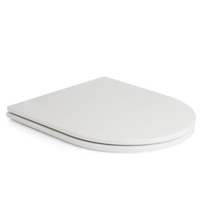 Assento Sanitário Poliéster Antibacteriano Carrara Branco Para Vaso Deca