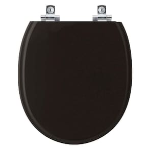 Assento Sanitário Com Fechamento Lento Village ébano (preto) Para Vaso Deca