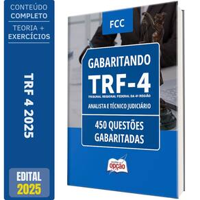 Caderno Trf 4 2025 Analista E Técnico Judiciário Questões