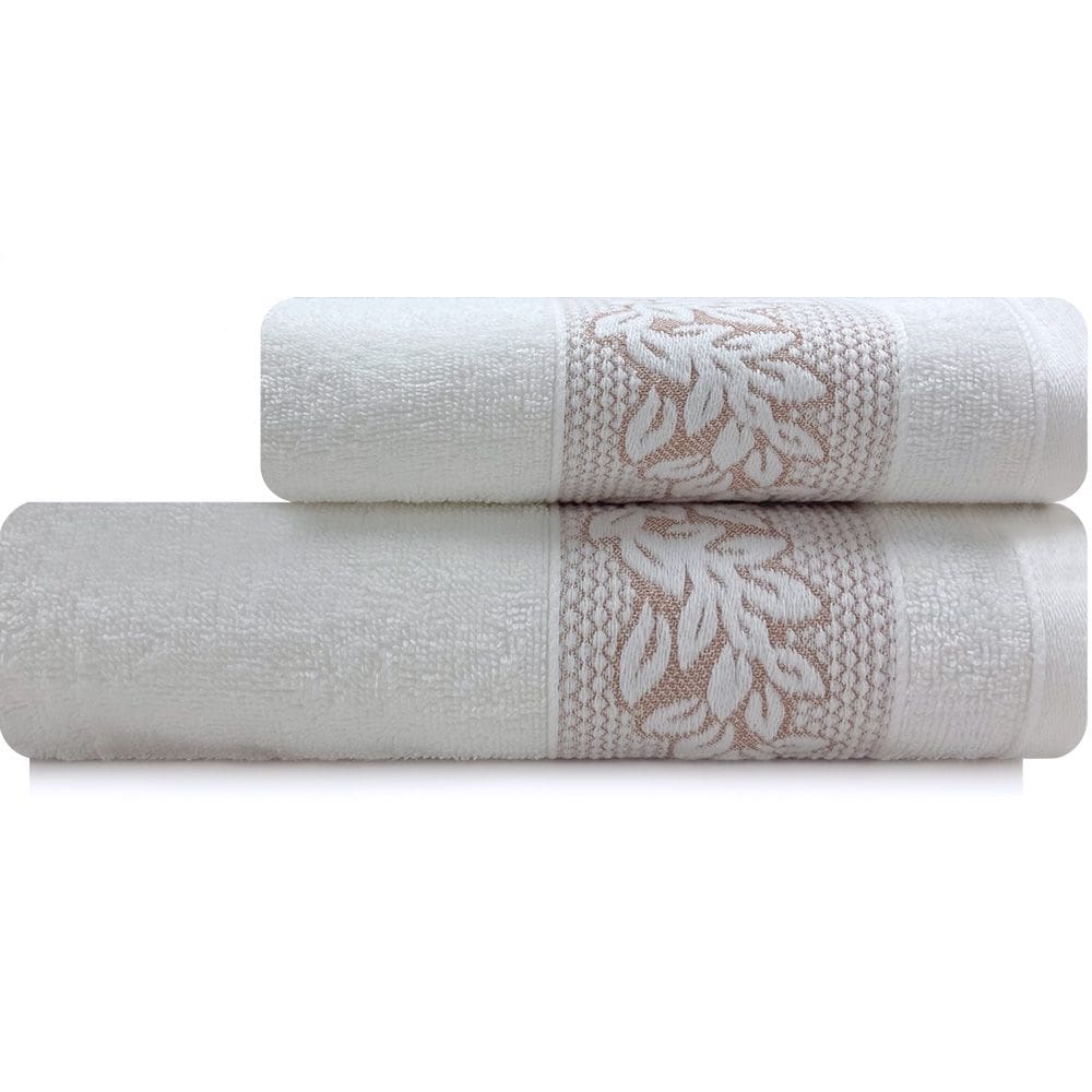 Toalhas de Banho e Rosto Karsten 100% Algodão Kit com 2 peças Provence