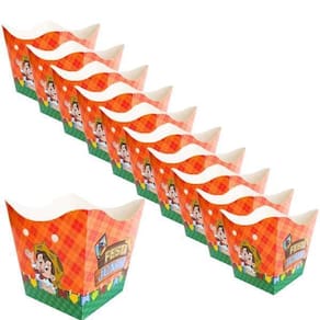 Kit 100 Cachepot Decoração Festa Junina Julina Arraia