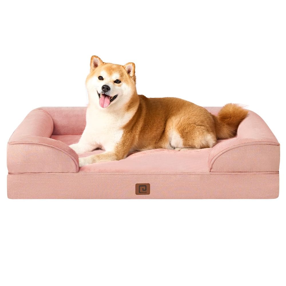 Cama ortopédica para cães EHEYCIGA Waterproof Memory Foam Large