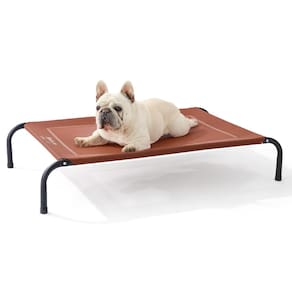 Cama para cães Bedsure, refrigeração média elevada, terracota externa
