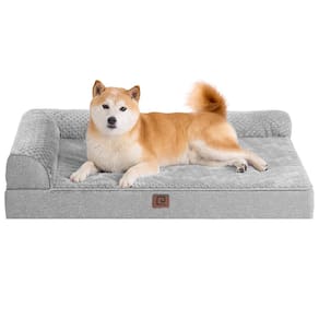 Cama viscoelástica para cães EHEYCIGA impermeável ortopédica grande