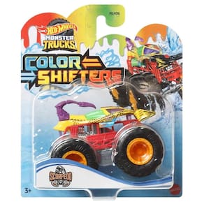 Hot Wheels Muda de Cor Na Agua Monster Trucks 1:64 - Mattel HGX06