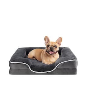 Cama ortopédica para cães Sweetcrispy Memory Foam Grey 24x18x15cm
