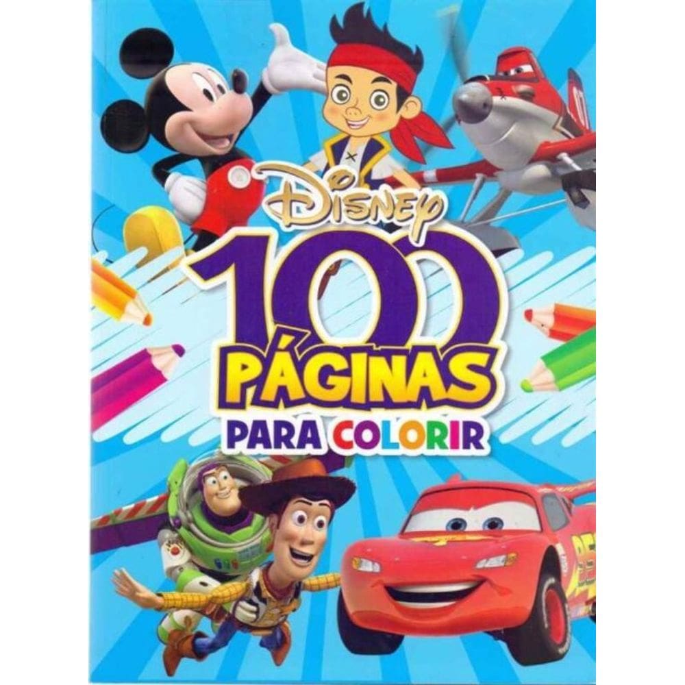 Disney - 100 Paginas Para Colorir - Meninos