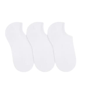 Kit Meia Sapatilha Selene Feminina Adulta Branca 34 à 39