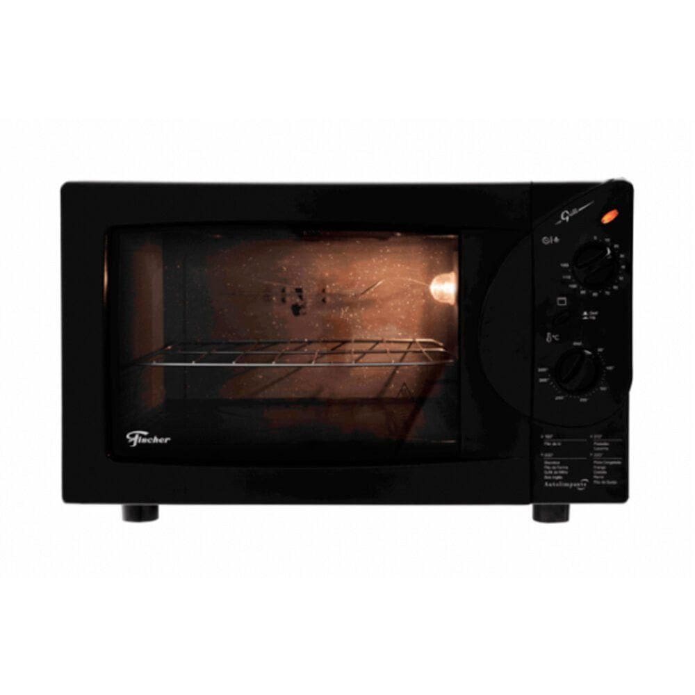 Forno Elétrico Fischer 44l 1775w Grill Bancada G Ii Preto 110V