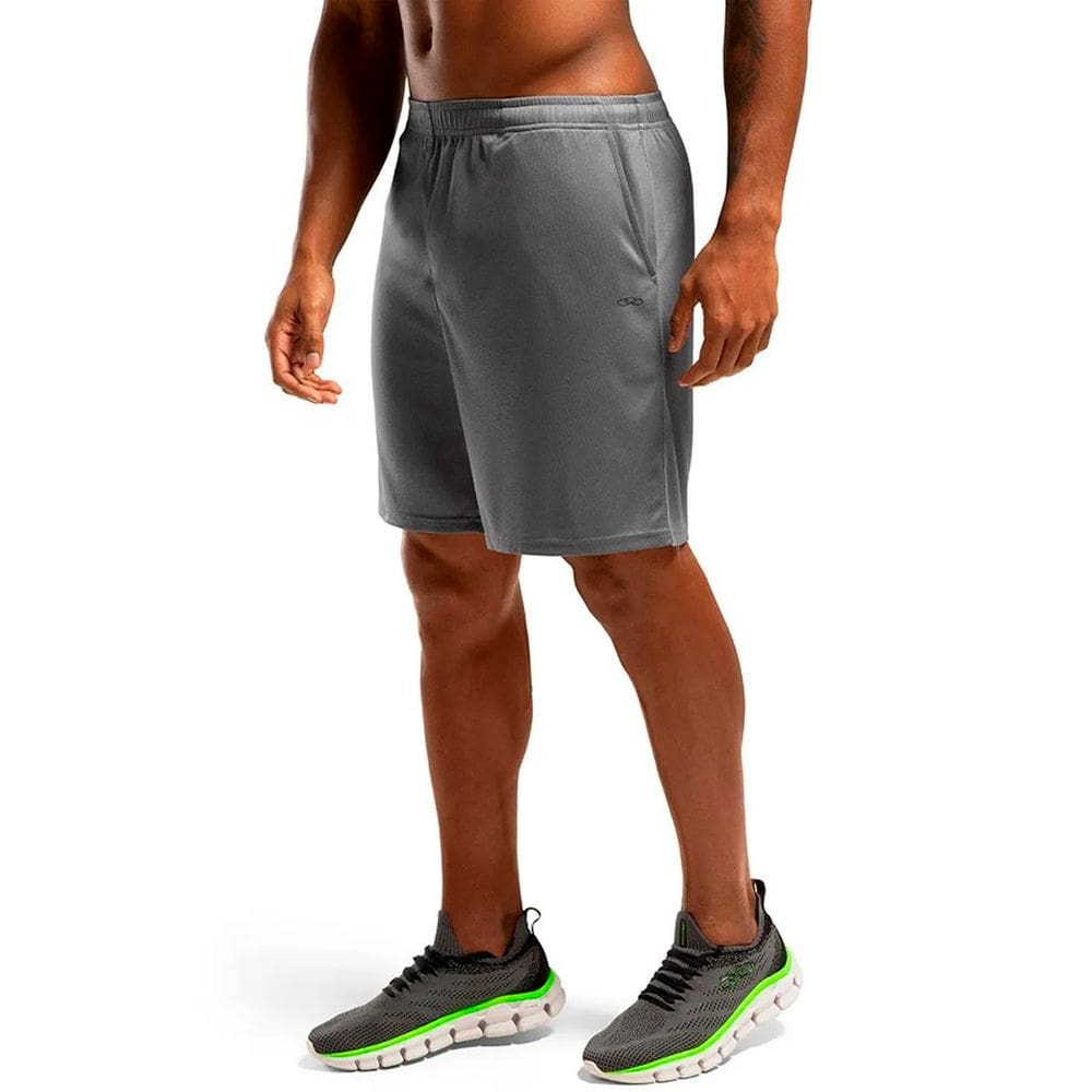 Bermuda Olympikus Basic Mesh 7 Masculina Cinza