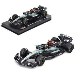 Miniatura Fórmula 1 Mercedes F1W15 2024 Lewis Hamilton Com Piloto - Bburago