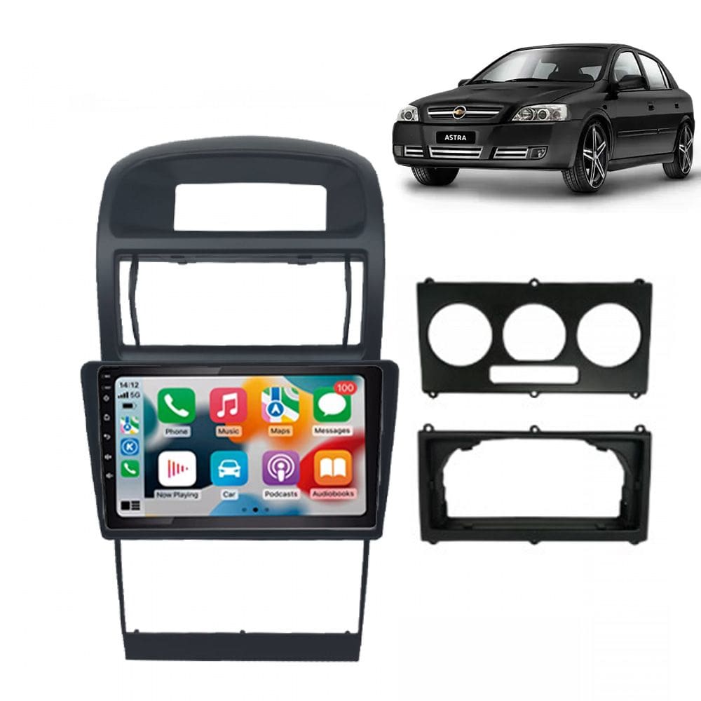 Kit Multimídia Astra 1998 / 2011 9 Pol Android Carplay 2/32GB - 915BR ROADSTAR