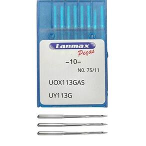 Agulha Para Máquina De Costura Elastiqueira Industrial Lanmax Uox113gs - 10un 11