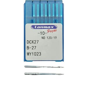 Agulha Para Máquina De Costura Overloque E Interloque Dcx27 - 10un 19