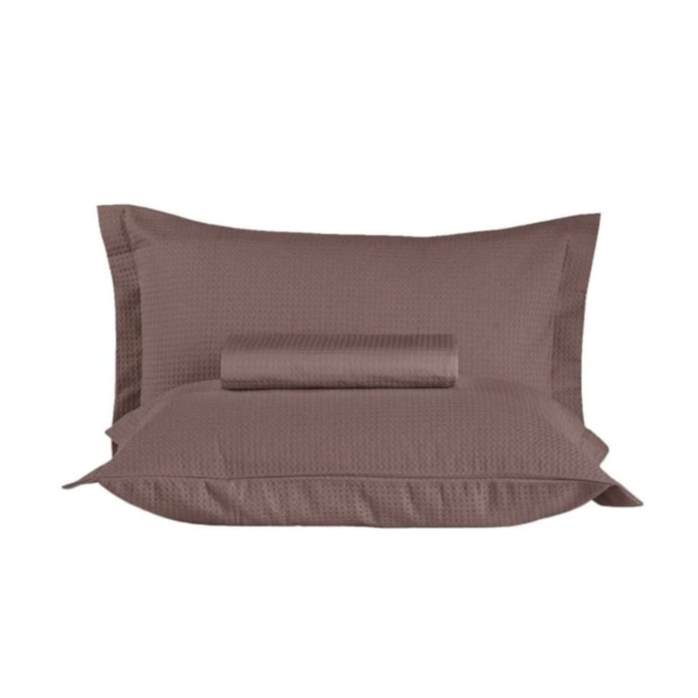 Colcha de Casal Queen Piquet Genova 100% Algodão Lisa Teka