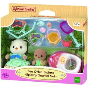 Sylvanian Families - Irmas Lontras Marinhas EPOCH MAGIA