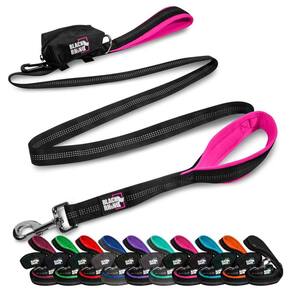 Dog Leash Black Rhino Heavy Duty para cães de médio/grande porte, rosa