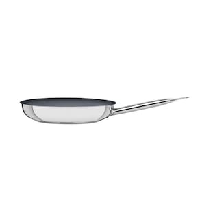 Frigideira Rasa Tramontina Professional Em Aço Inox Com Fundo Triplo E Revestimento Interno Cerâmico Grafite 20 Cm 1,1 L