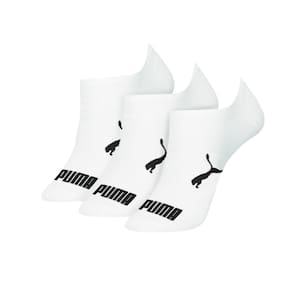 Kit Meia Sapatilha Invisível Puma Infantil 25 à 28 com 3 Brancas