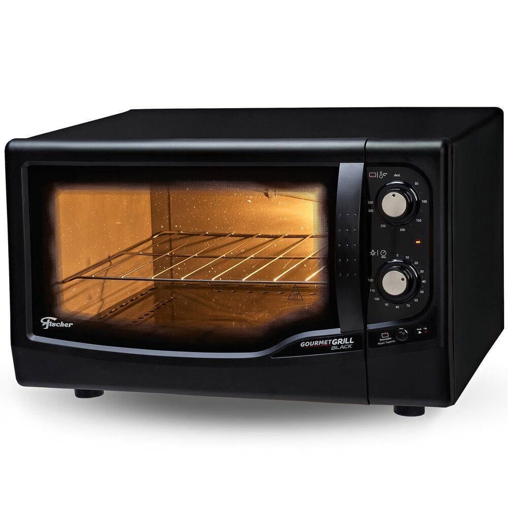 Forno Elétrico Gourmet Grill Autolimpante 44 Litros Fischer Preto 220V