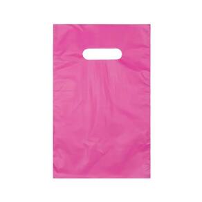 Sacola Boca Vazada PEBD Pink 30x40x0,12 c/50 - Marqplas