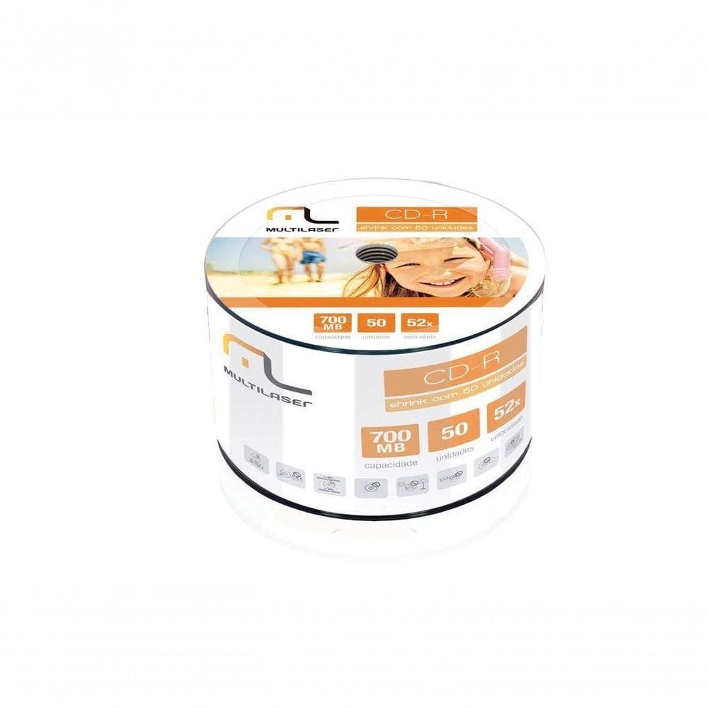 Cd-r 700mb 52x C-50 Shrink Cd051
