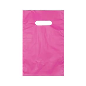 Sacola Boca Vazada PEBD Pink 20x30x0,12 c/50 - Marqplas
