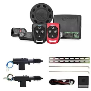 Kit Alarme Tarsafe Tw20 G4 2 Controles + Trava Eletrica 4 Portas
