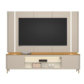 Rack e Painel com Led Santorini TV 75 polegadas Linea Brasil